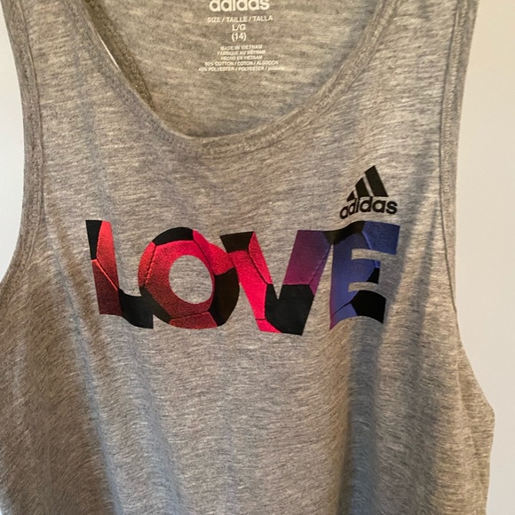 Girl’s Large Adidas Tank - Picture 3 of 10